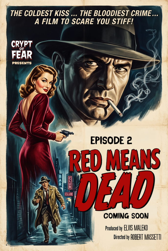 RED MEANS DEAD Poster - CRYPT OF FEAR